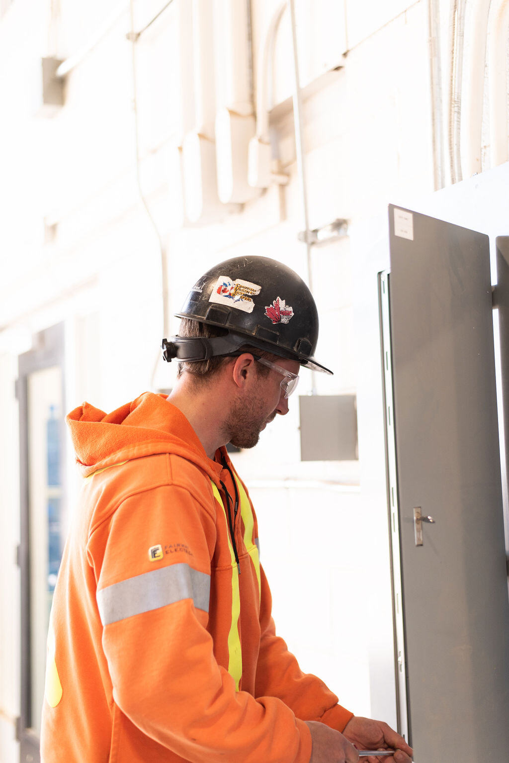 Job site photo - electrical work
